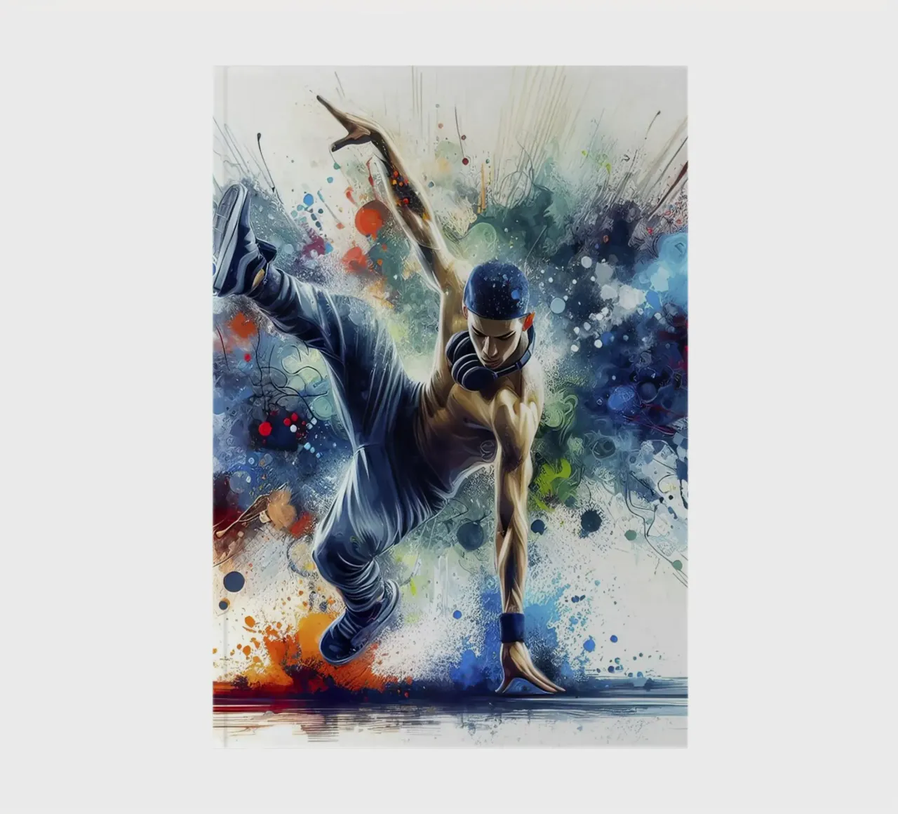 breakdance style notebook by 🎁 ARTVI-SHOP