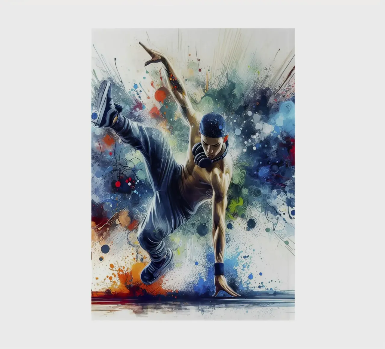 breakdance style notebook by 🎁 ARTVI-SHOP