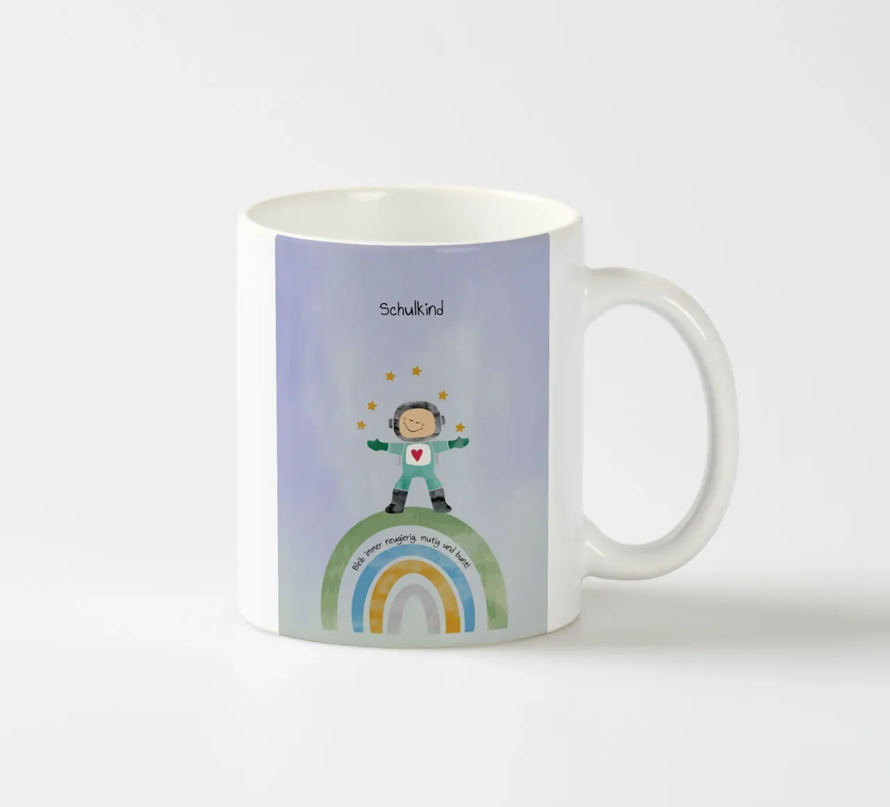 Schulkind - kleiner Astronaut tazza in ceramica da maramirage