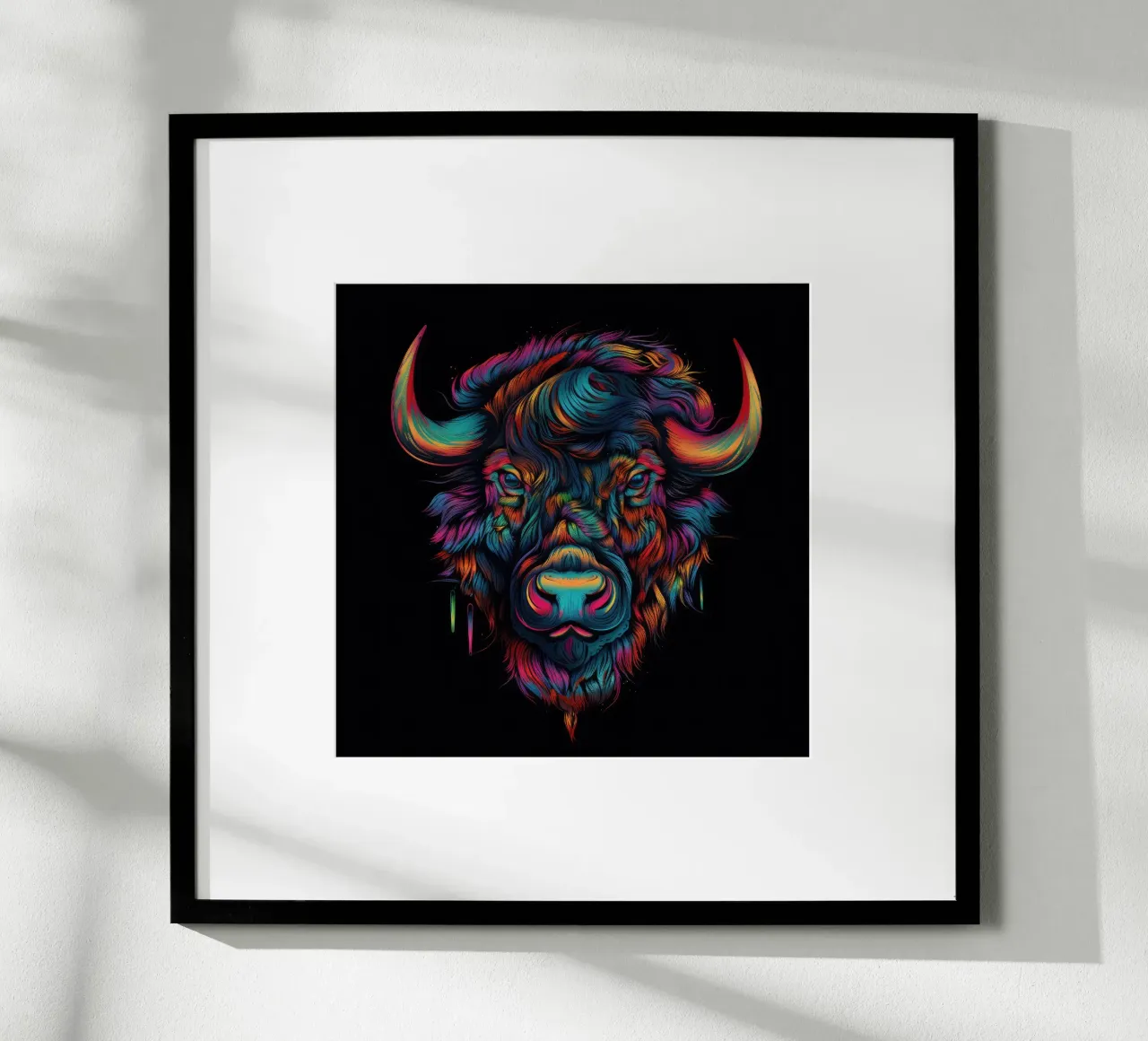 Tatoo Bison hahnemühle by Animal Portraits