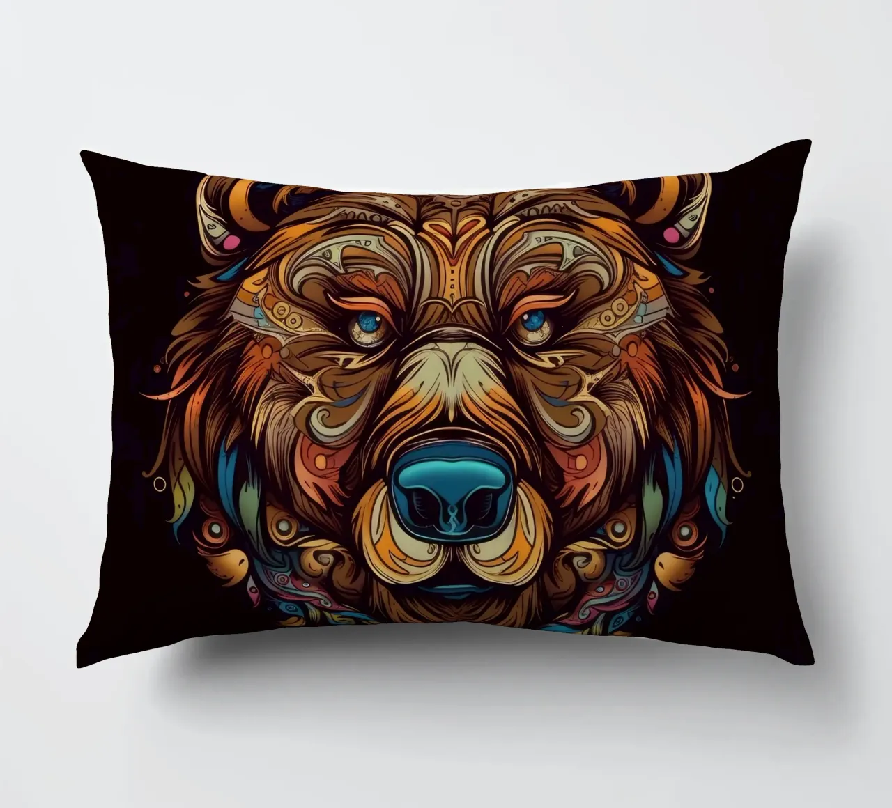 Tatoo Orso Marrone cuscino da Animal Portraits