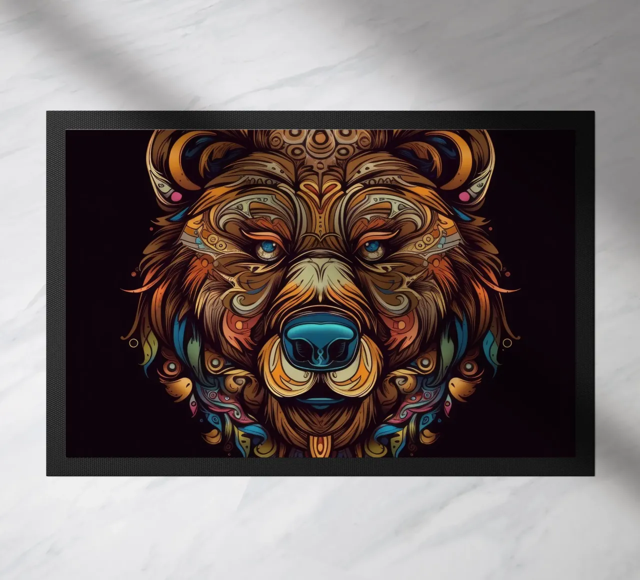 Tatoo Orso Marrone zerbino da Animal Portraits