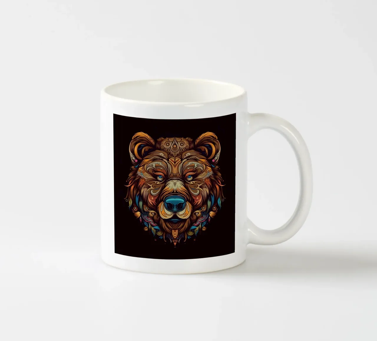 Tatoo Orso Marrone tazza in ceramica da Animal Portraits