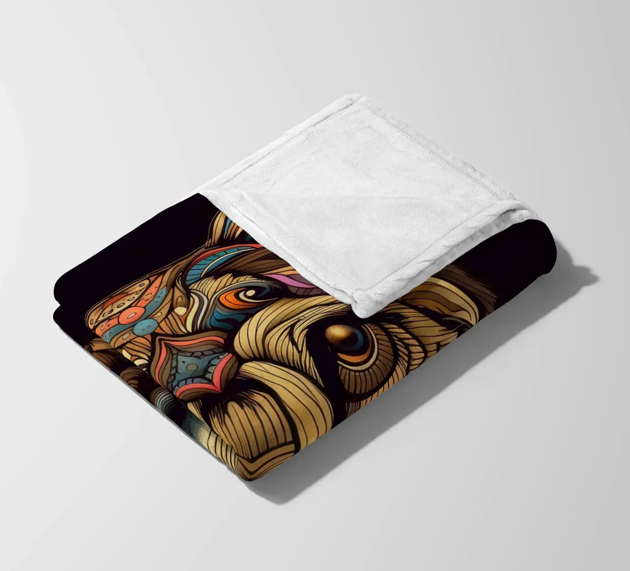 Tatoo Orso Marrone coperta in pile da Animal Portraits