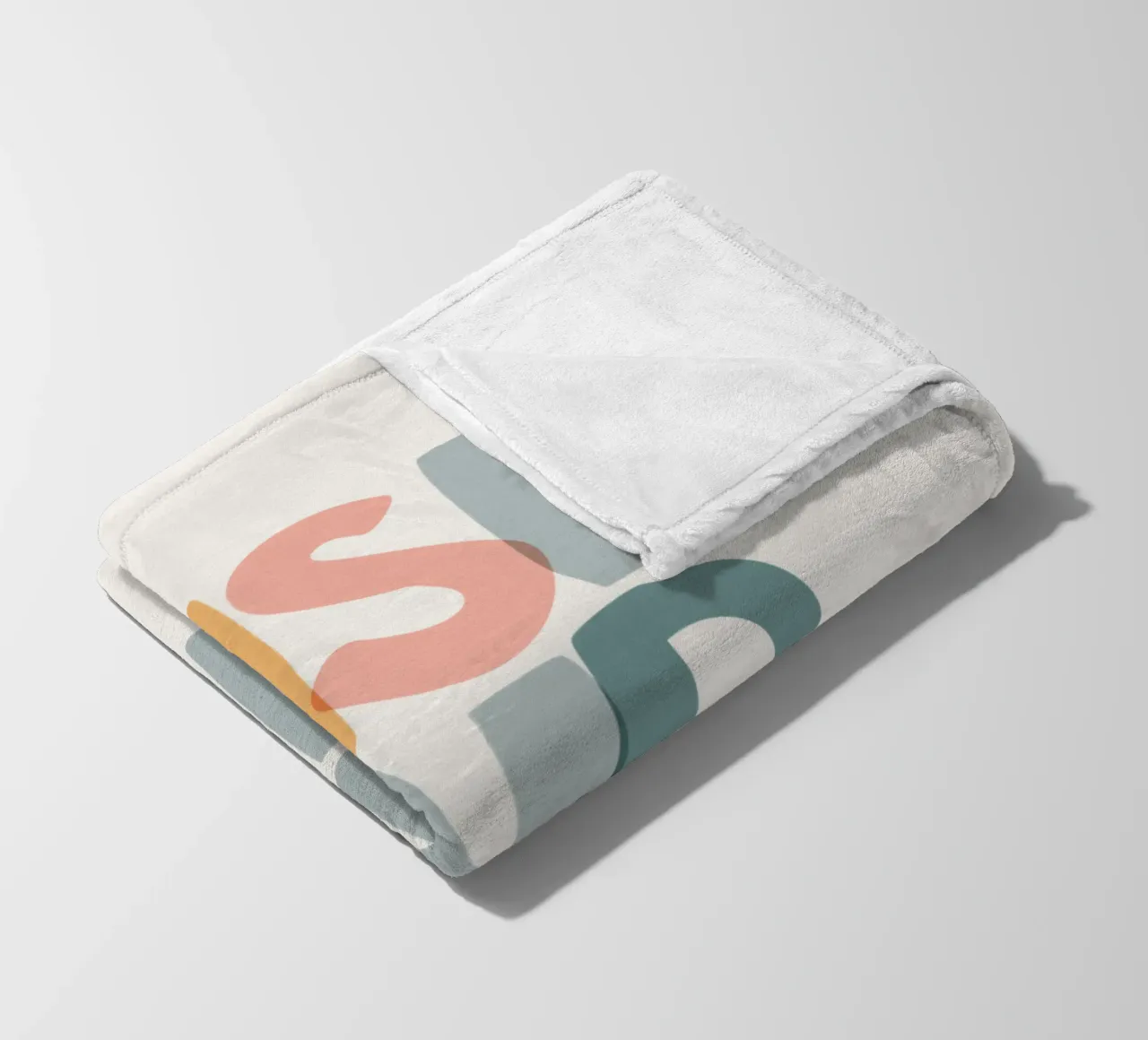 Rise and Shine Optimistic Colourful Typography Print fleece blanket by THE MOTIVATED TYPE