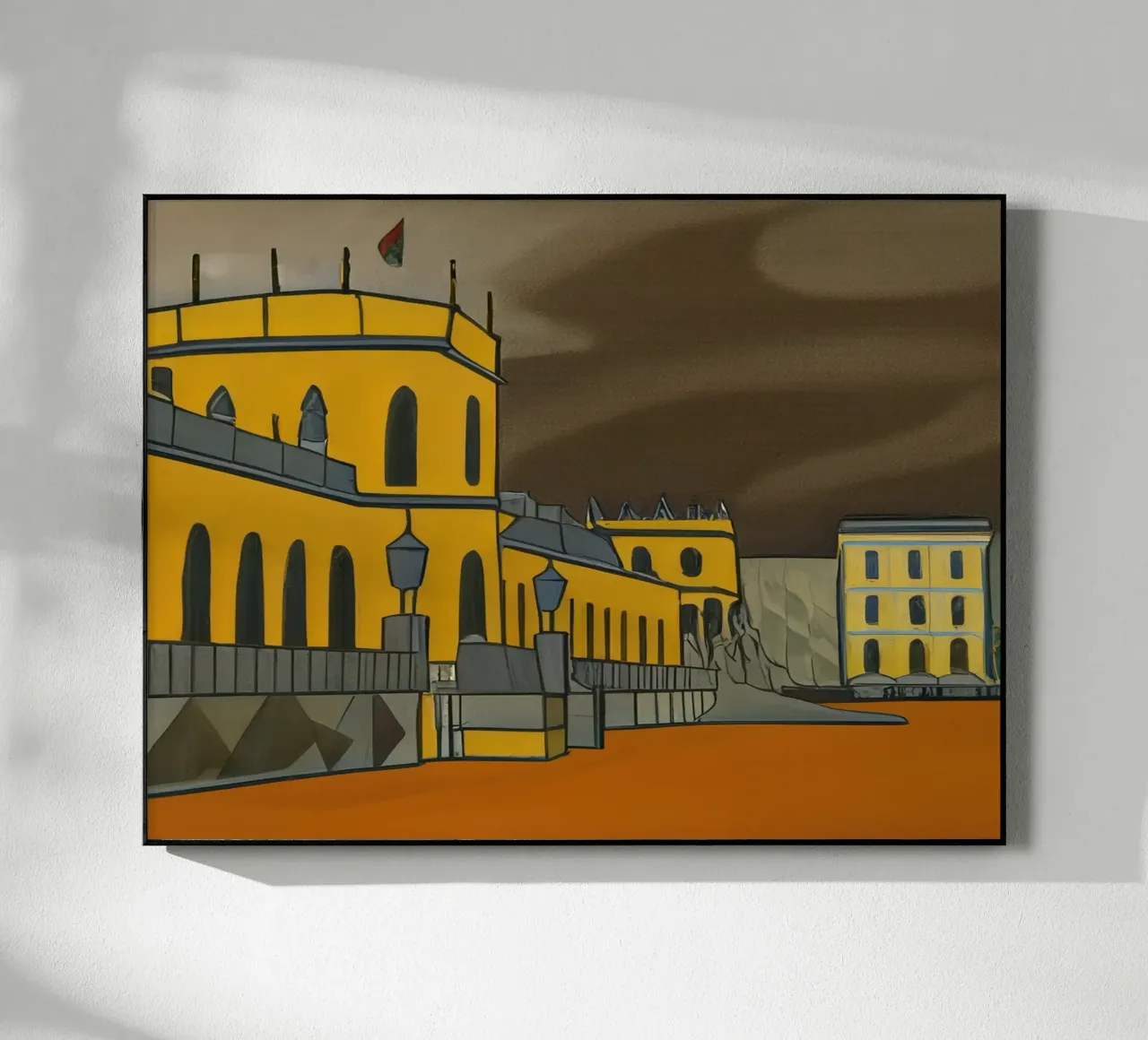 Escursione_di_città_di_Kassel_2 plexiglass da Abstract Art by LK