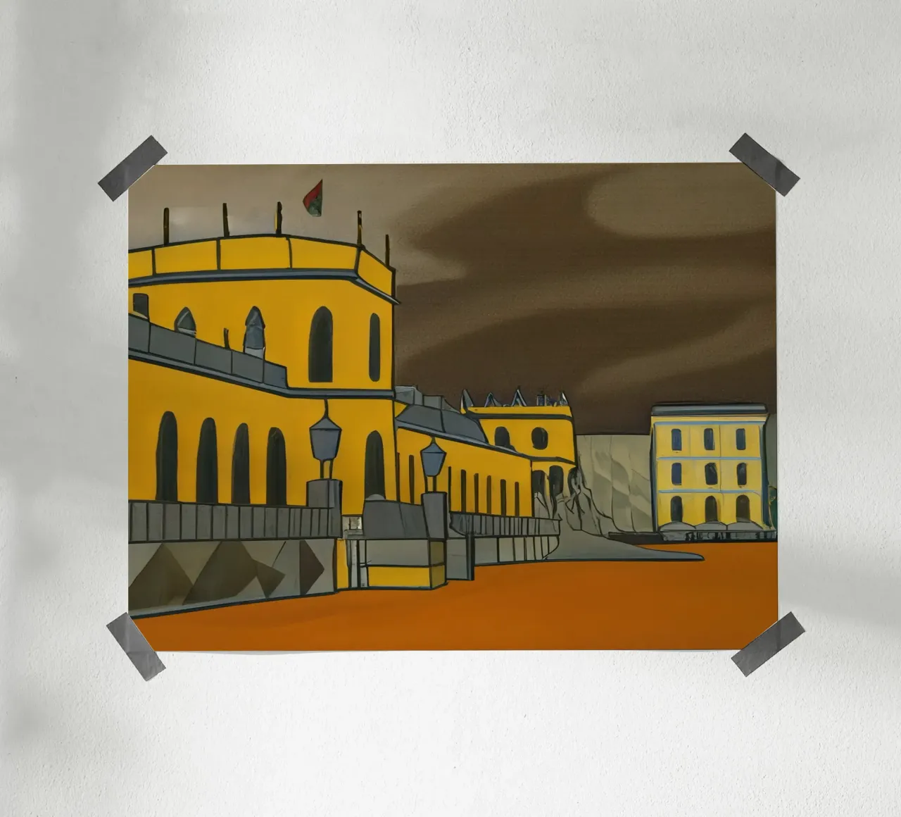 Sightseeing_Excursion_Kassel_2 poster by Abstract Art by LK