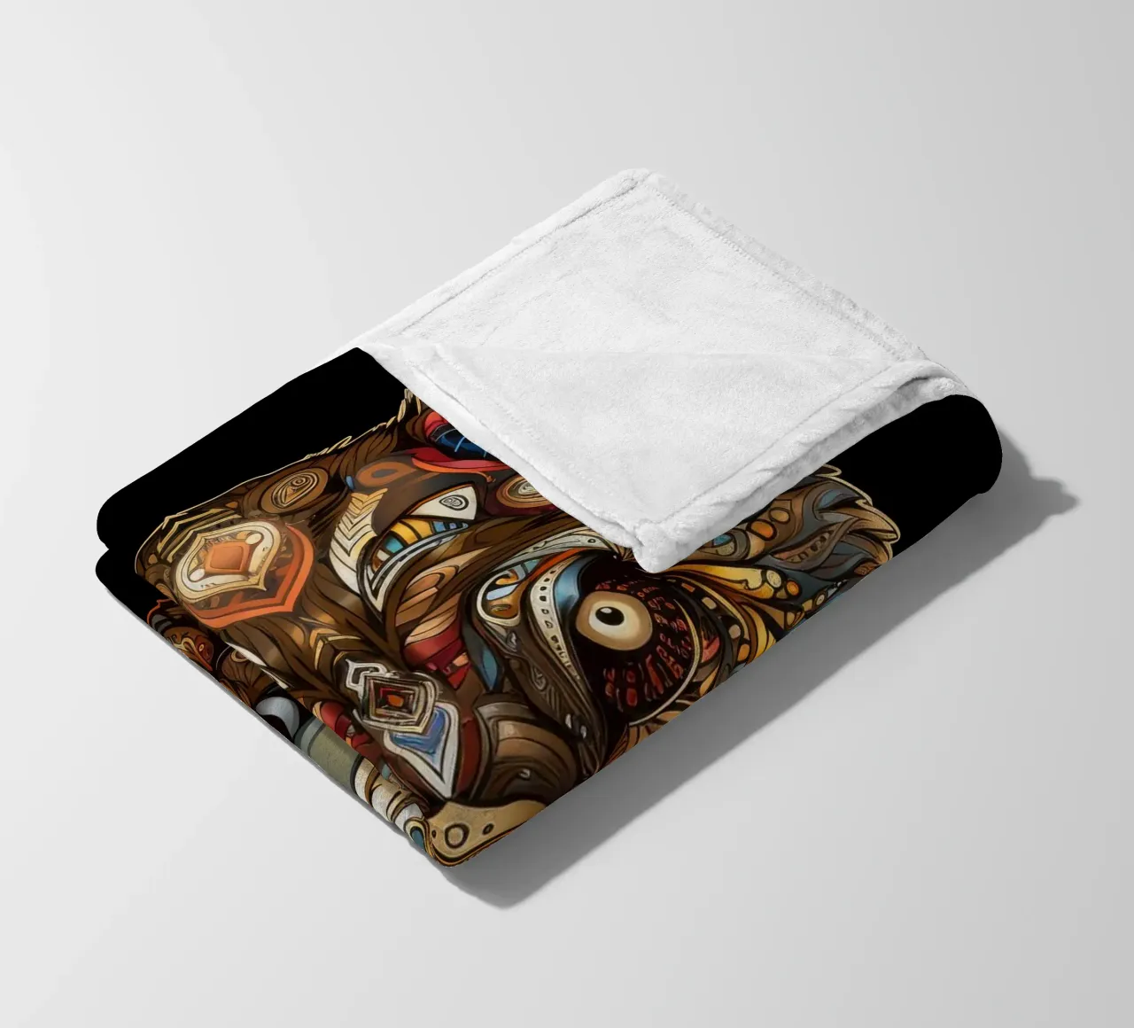 Tatoo Orso Marrone coperta in pile da Animal Portraits