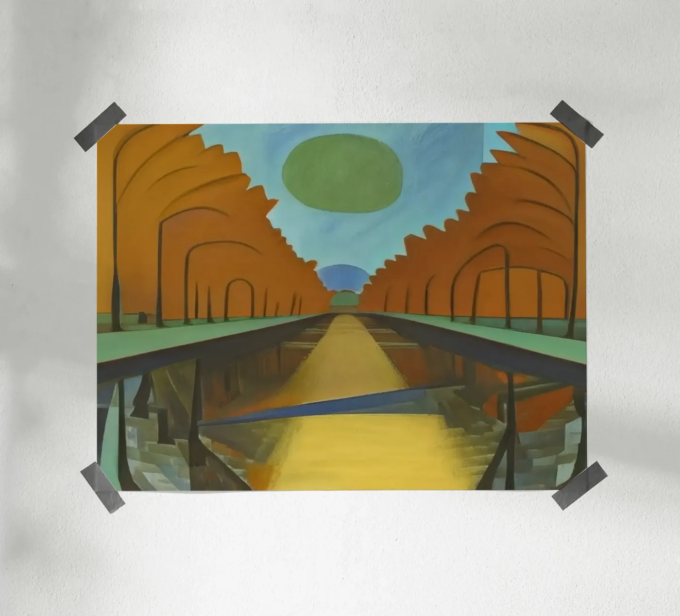 Sightseeing_Excursion_Kassel_3 poster by Abstract Art by LK