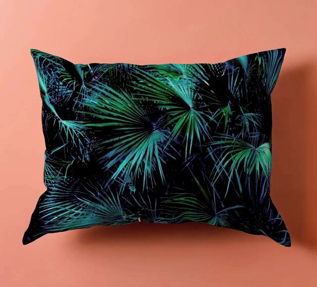 Amoung the Palm Leaves cuscino da Victoria Frost