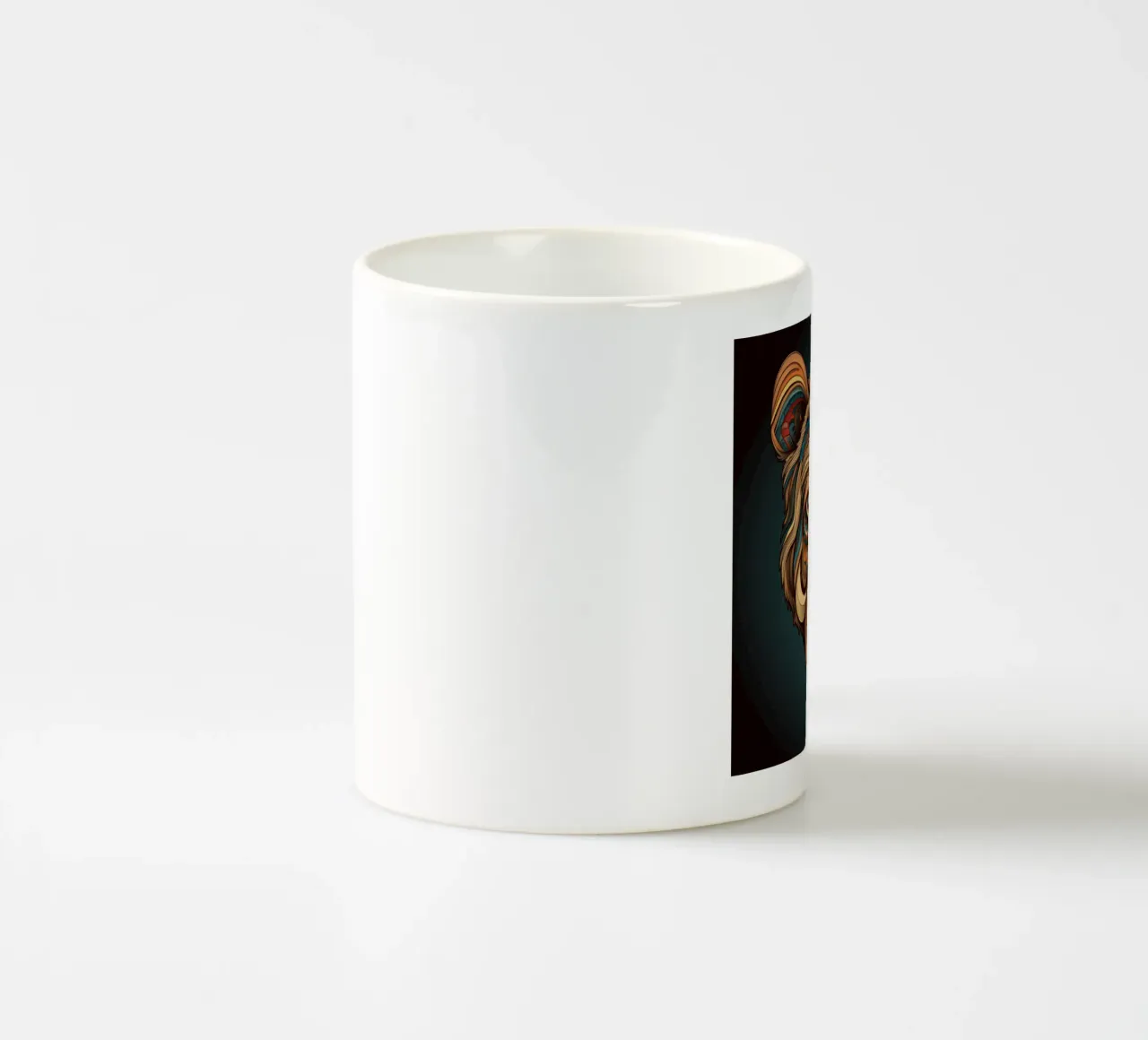 Tatoo Orso Marrone tazza in ceramica da Animal Portraits