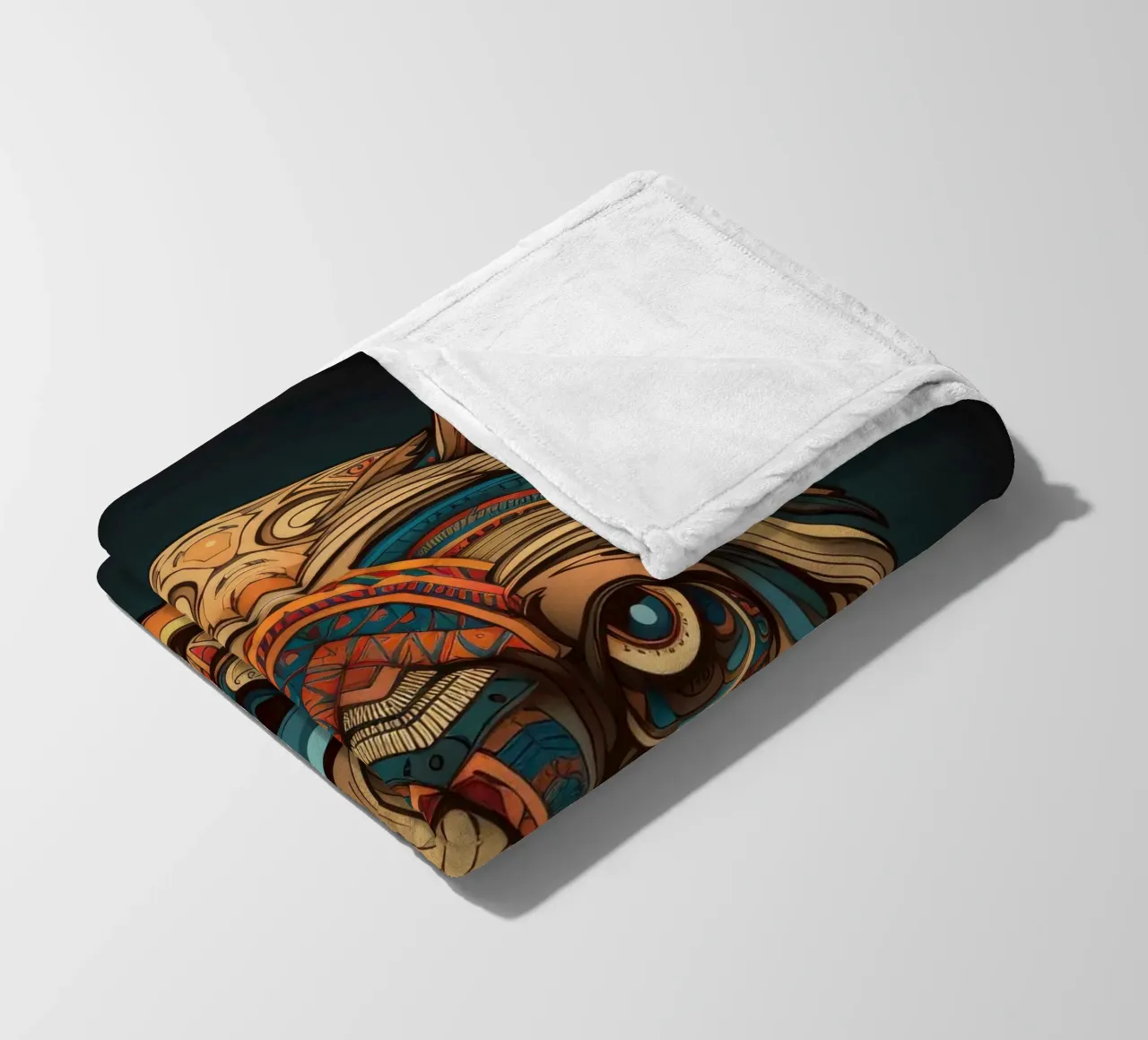 Tatoo Orso Marrone coperta in pile da Animal Portraits