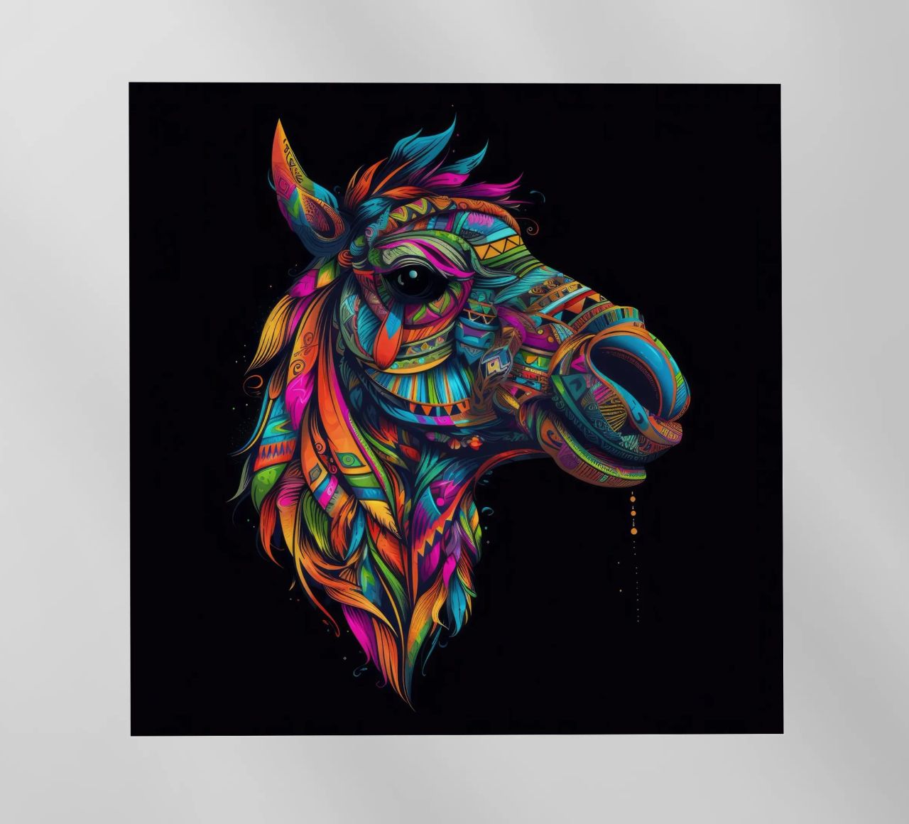 Tatoo Camel pellicola backlit da Animal Portraits