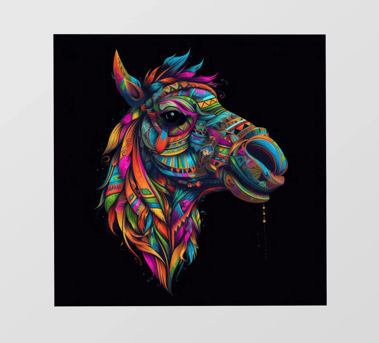Tatoo Camel pellicola backlit da Animal Portraits