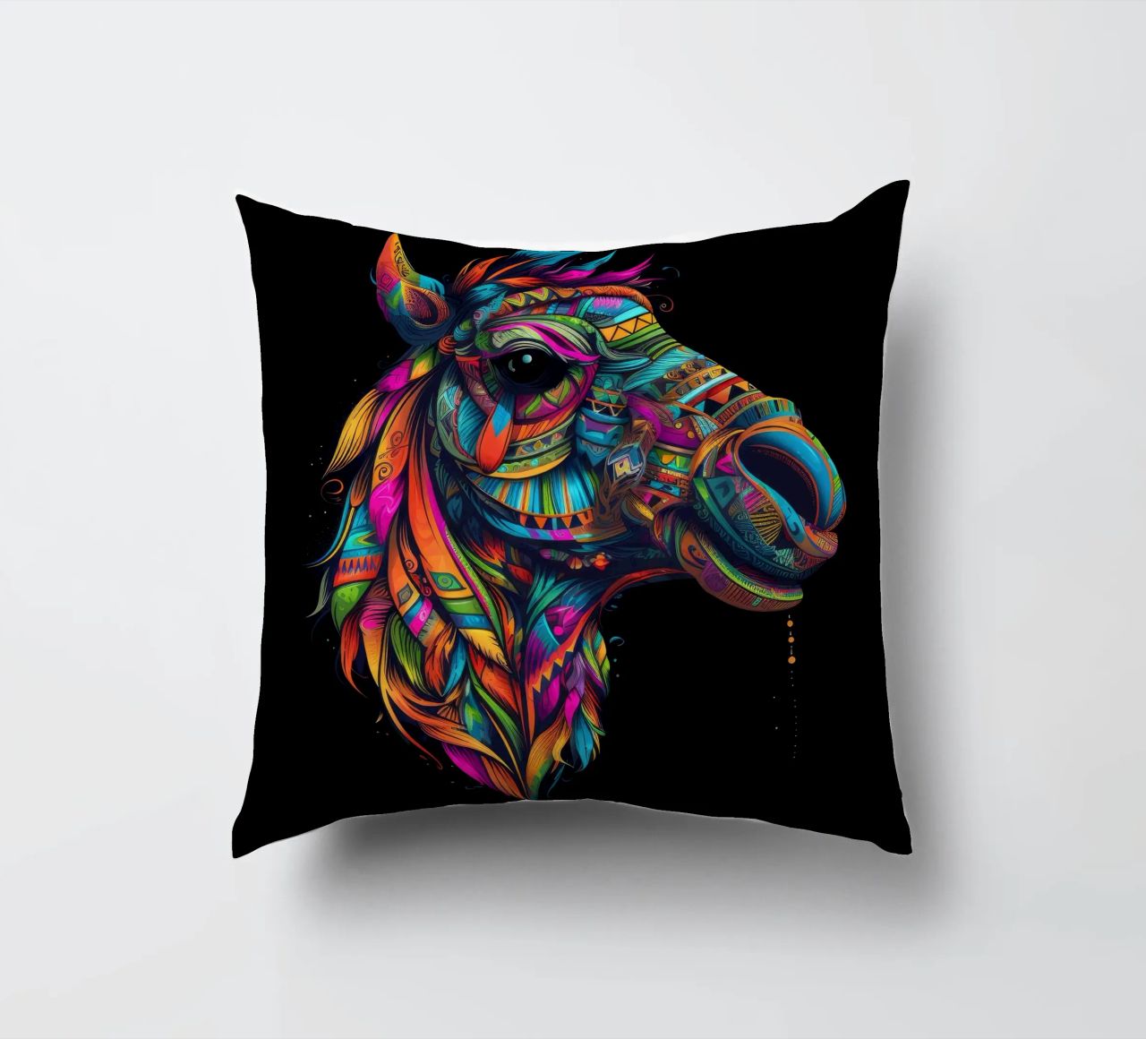 Tatoo Camel cuscino da Animal Portraits