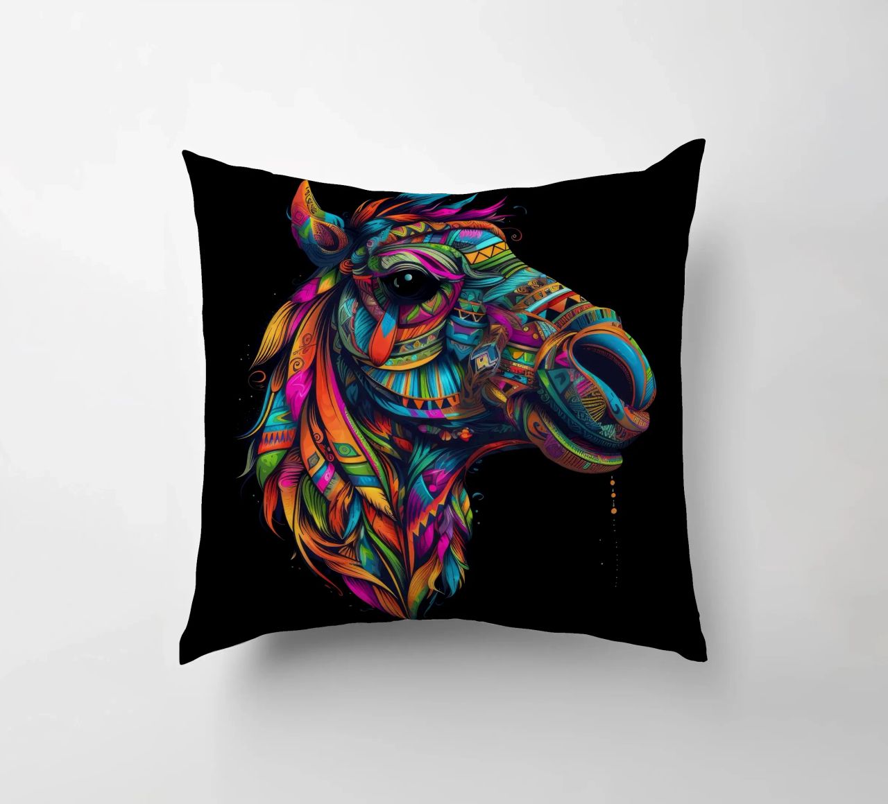 Tatoo Camel cuscino da Animal Portraits