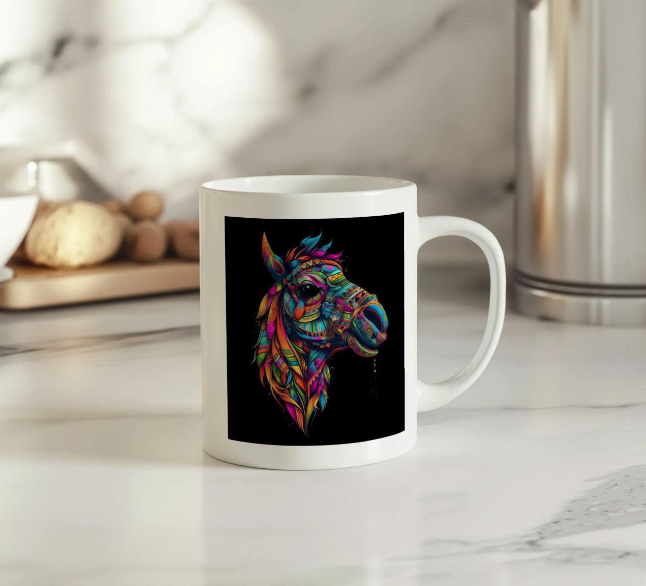 Tatoo Camel tazza in ceramica da Animal Portraits