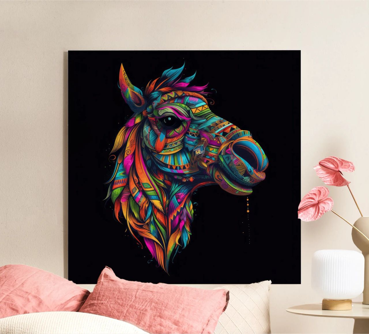 Tatoo Camel plexiglass da Animal Portraits