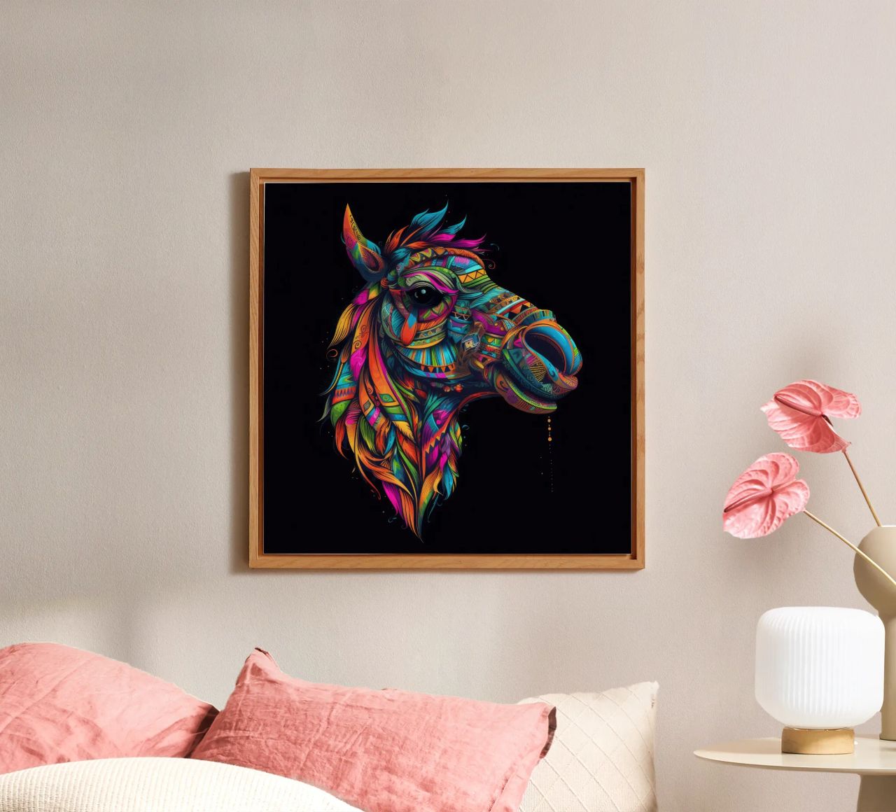 Tatoo Camel alluminio dibond da Animal Portraits