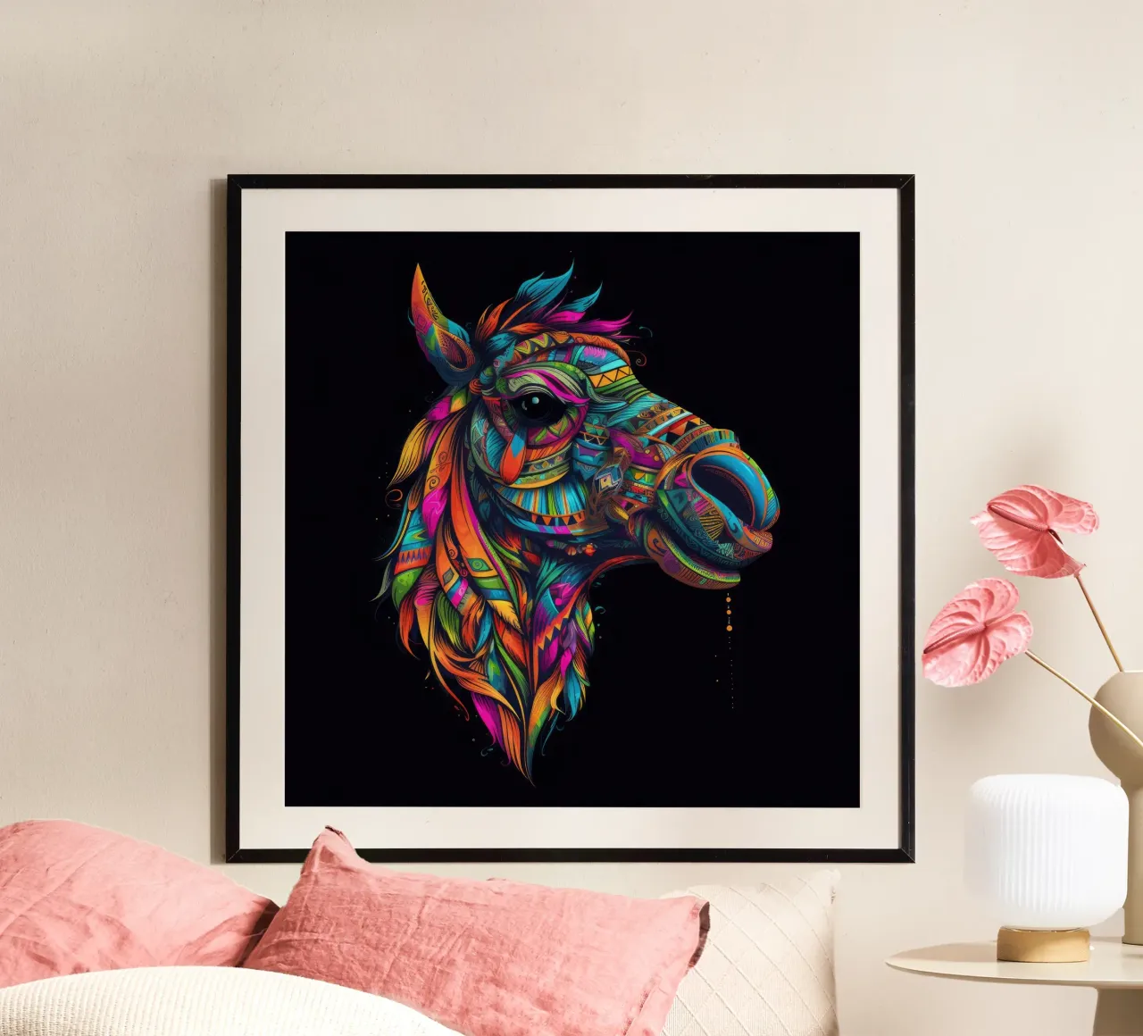 Tatoo Camel poster da Animal Portraits