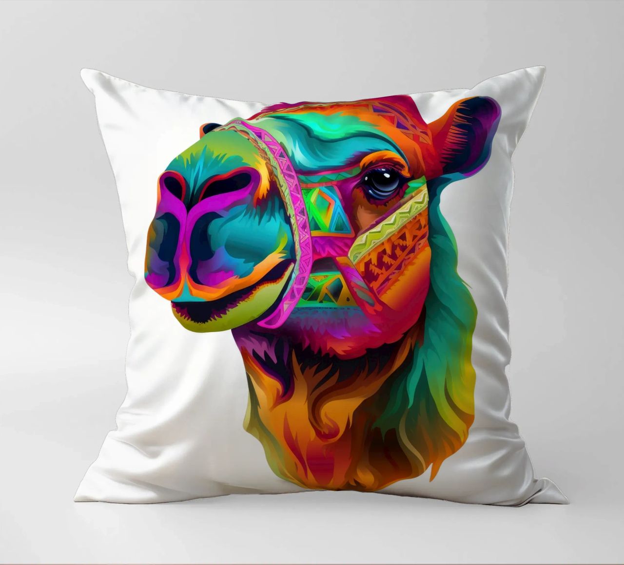 Tatoo Camel cuscino da Animal Portraits