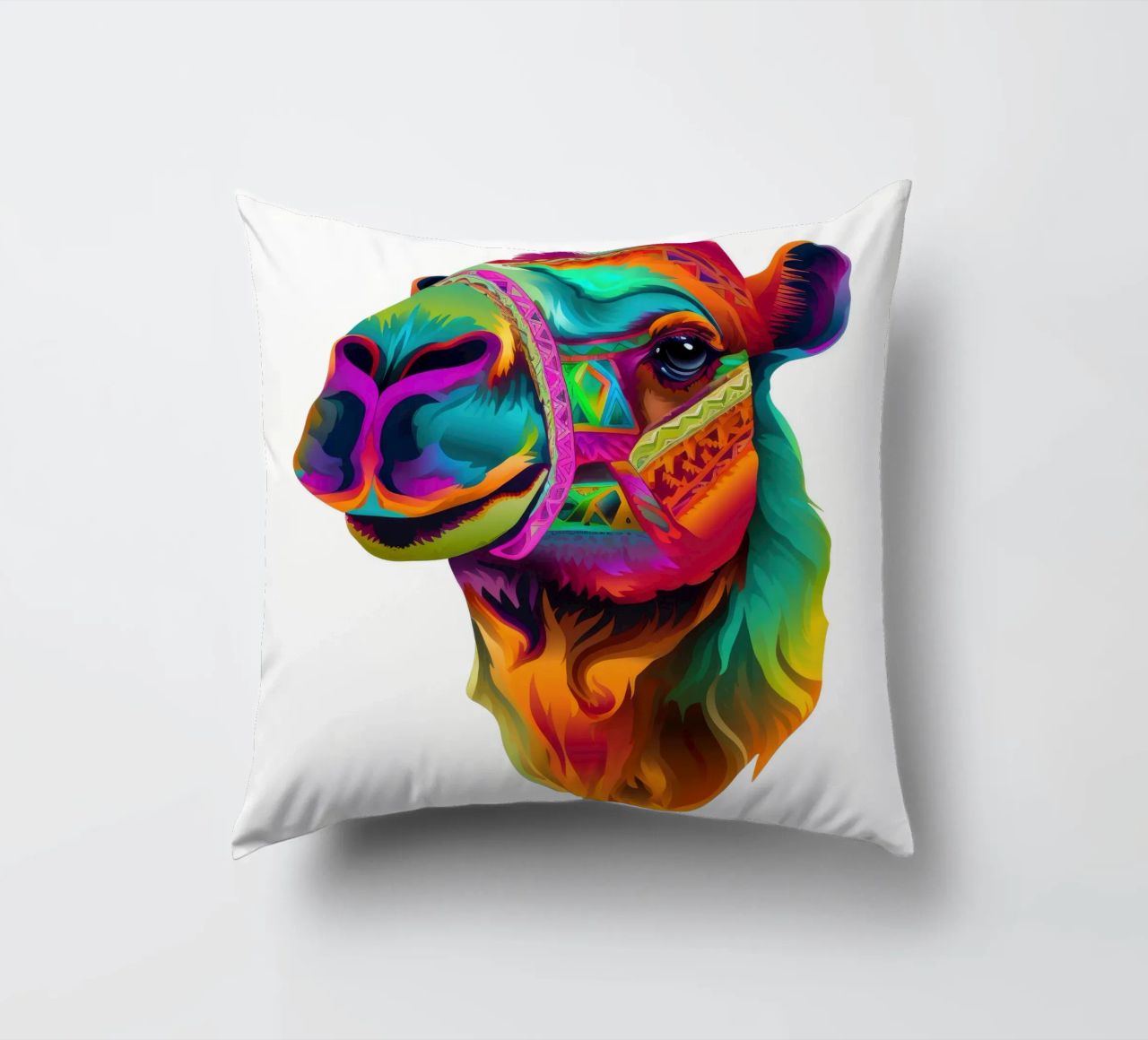 Tatoo Camel cuscino da Animal Portraits