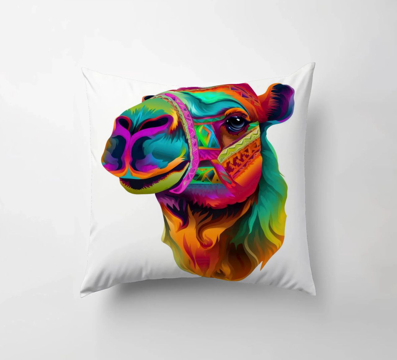 Tatoo Camel cuscino da Animal Portraits