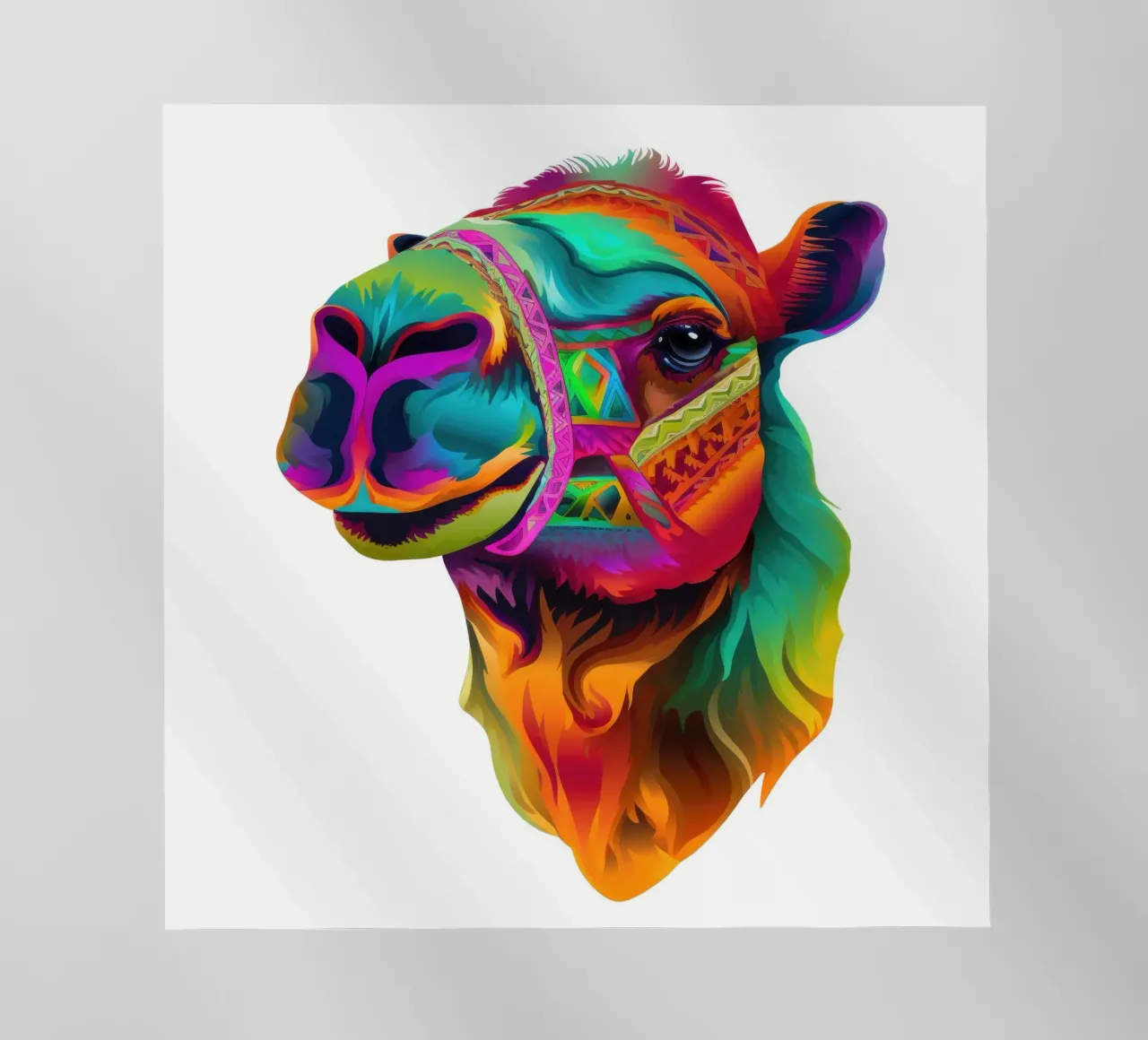 Tatoo Camel lámina retroiluminada de Animal Portraits