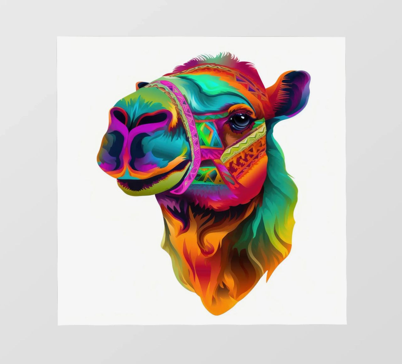 Tatoo Camel pellicola backlit da Animal Portraits