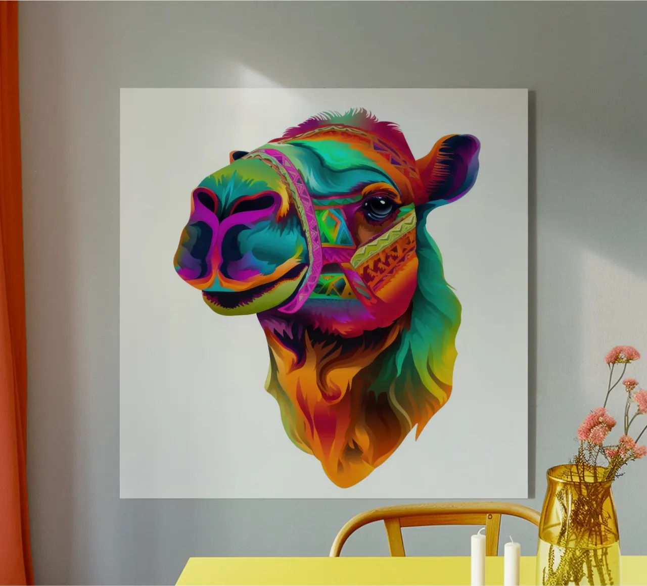 Tatoo Camel metacrilato de Animal Portraits