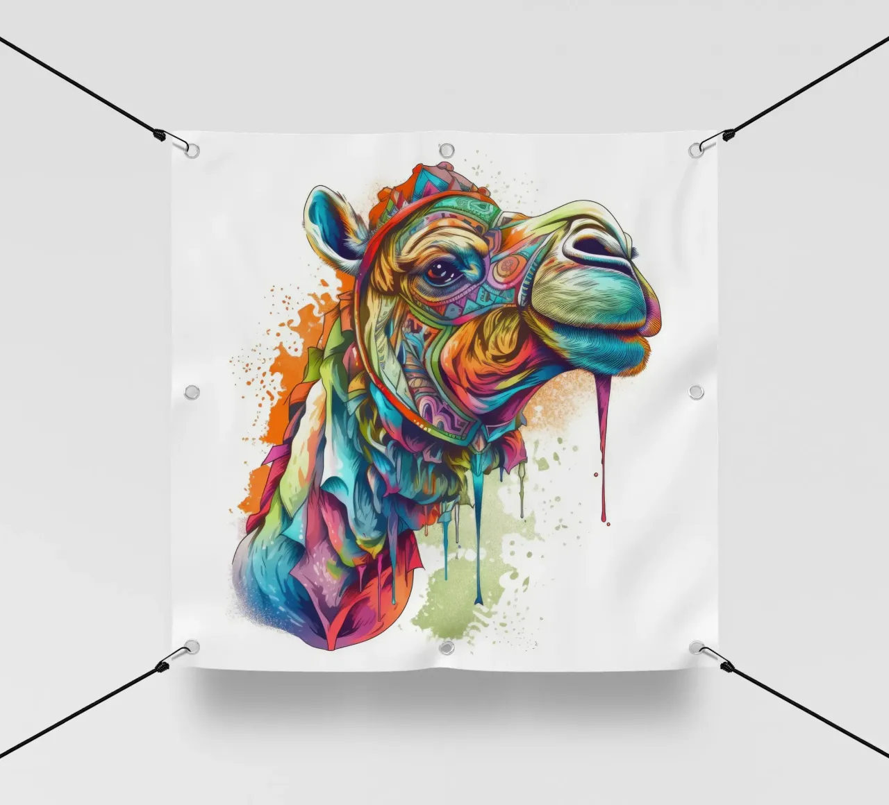 Tatoo Camel lonas publicitarias de Animal Portraits