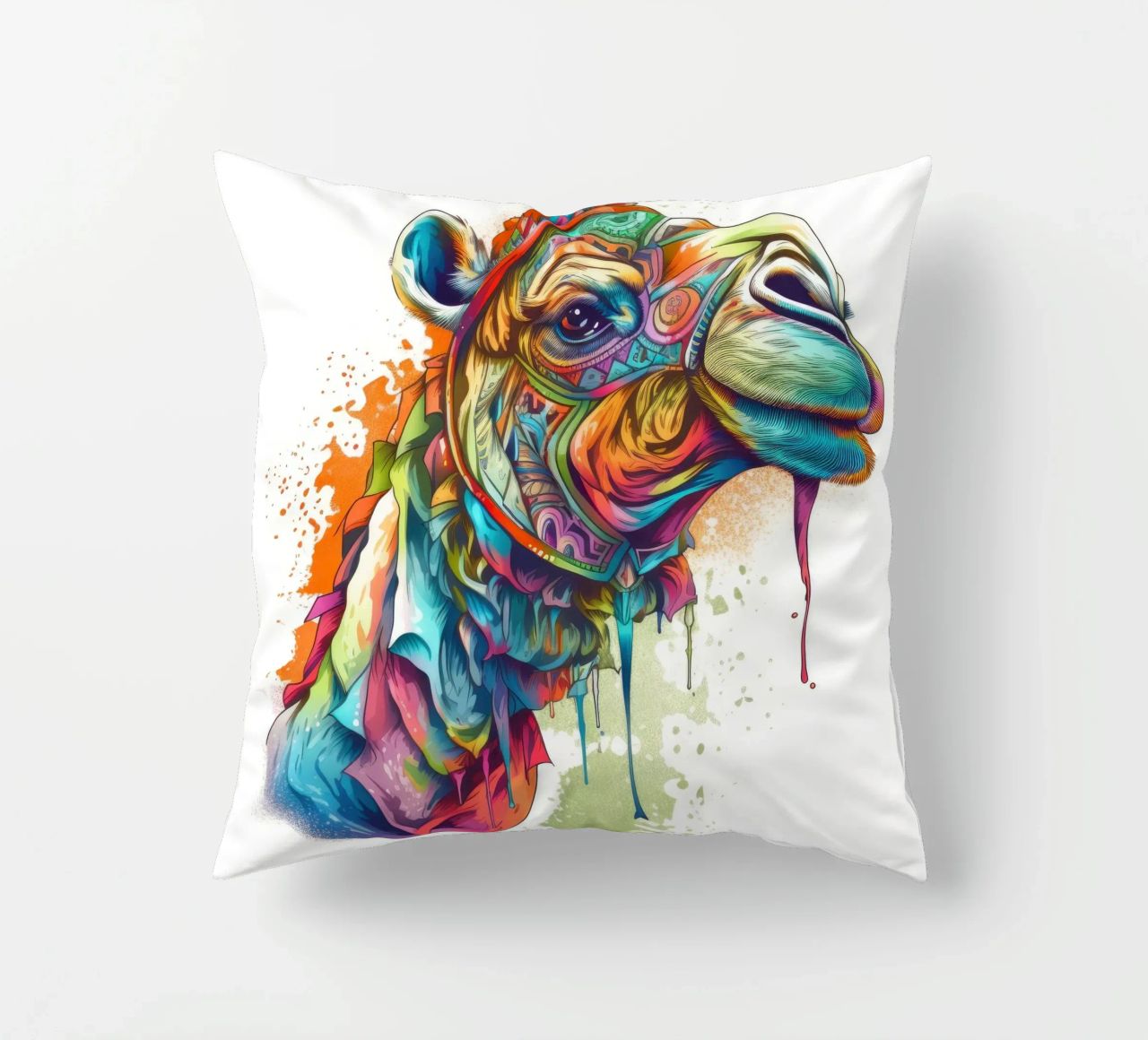 Tatoo Camel cuscino da Animal Portraits