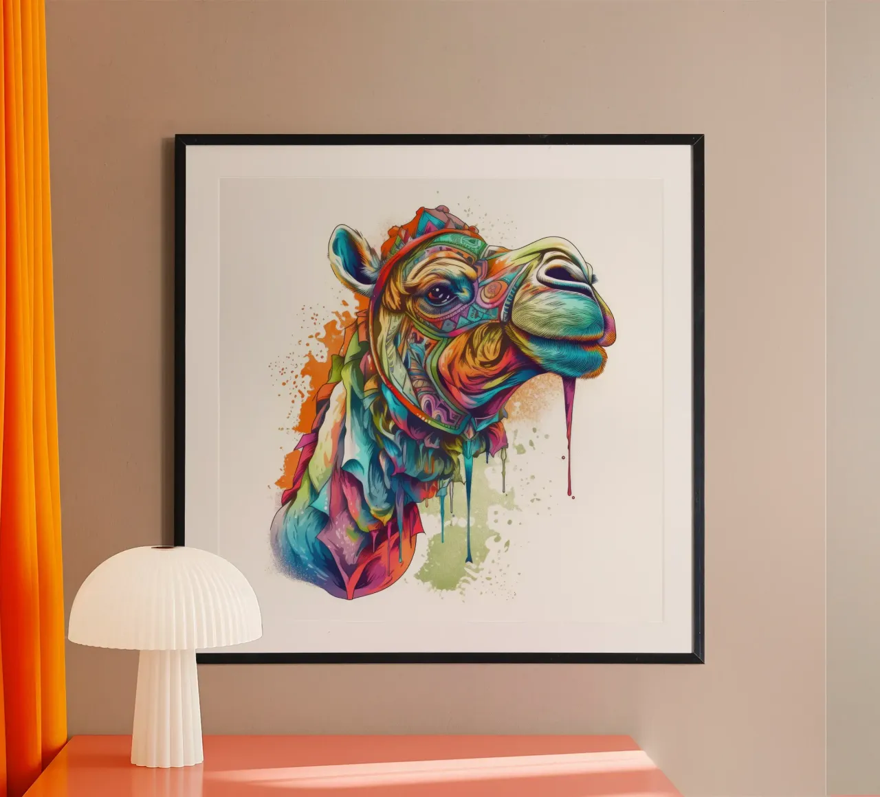 Tatoo Camel carta hahnemühle da Animal Portraits