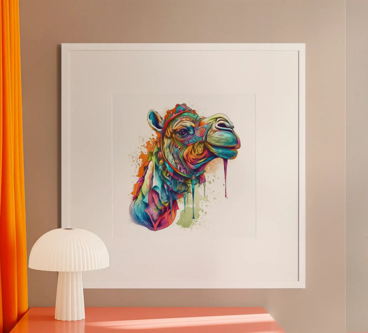 Tatoo Camel carta hahnemühle da Animal Portraits
