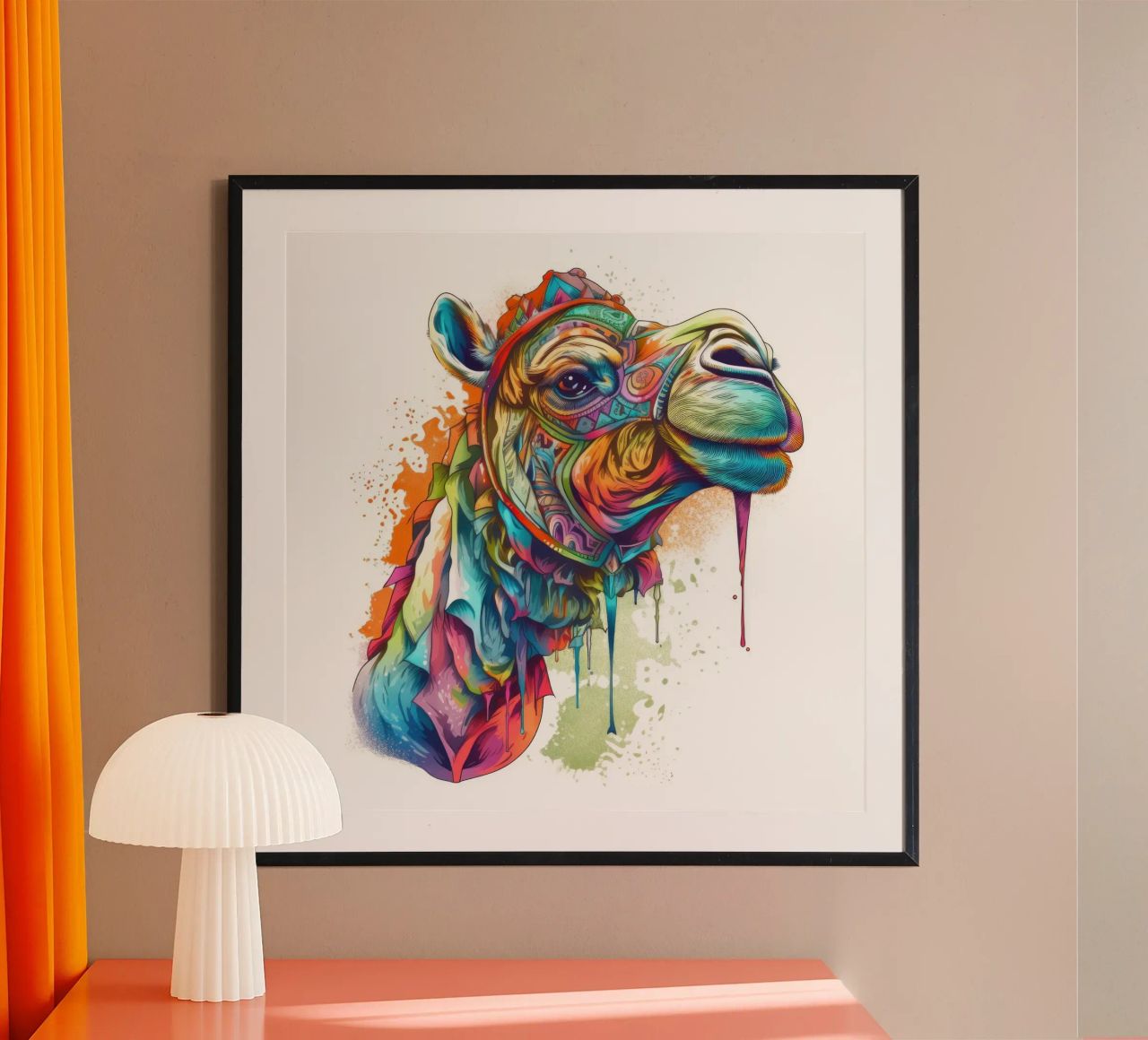 Tatoo Camel carta hahnemühle da Animal Portraits