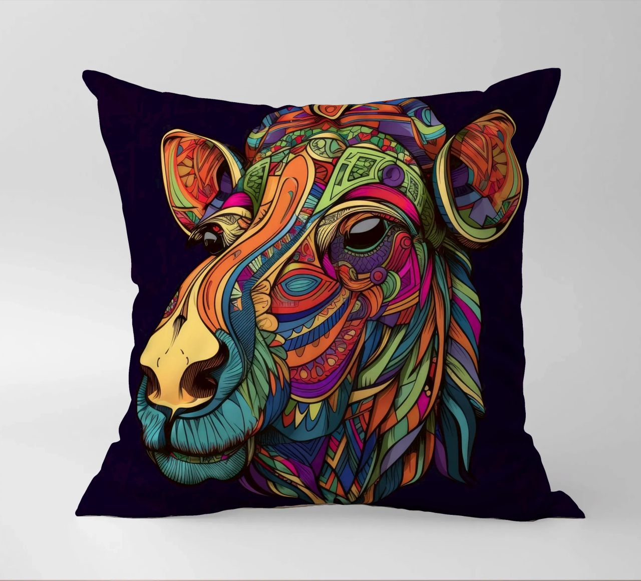 Tatoo Camel cuscino da Animal Portraits