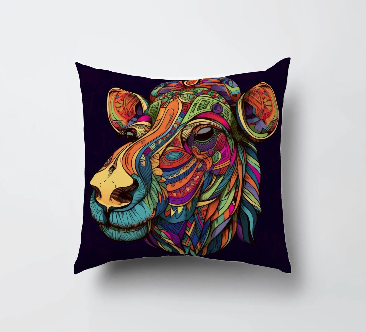 Tatoo Camel cuscino da Animal Portraits
