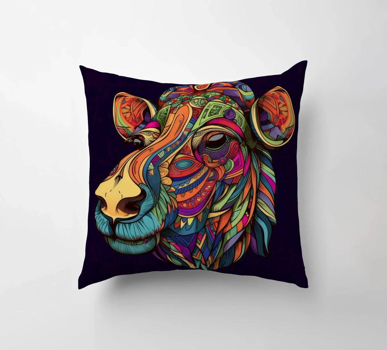 Tatoo Camel cuscino da Animal Portraits