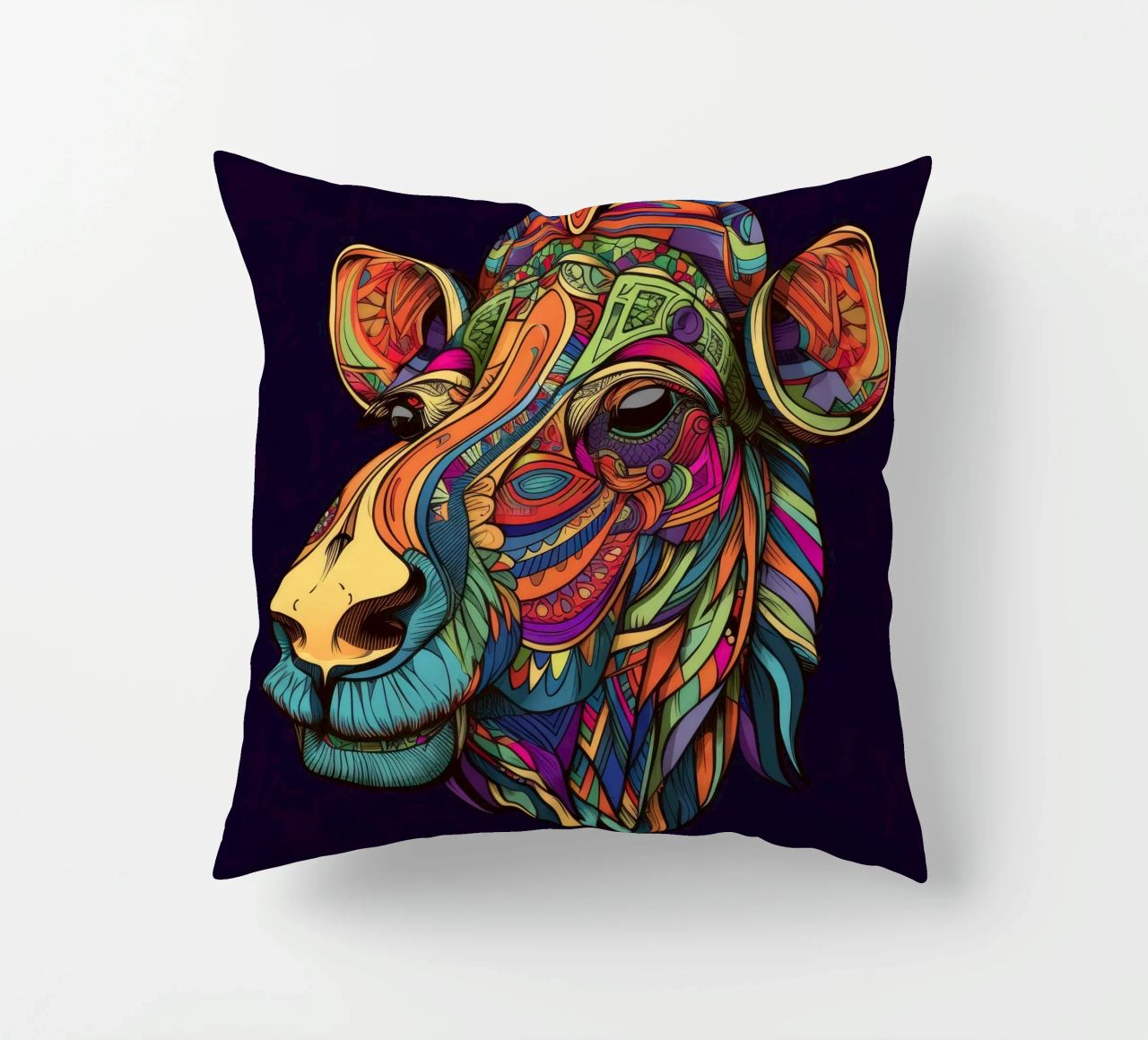 Tatoo Camel cuscino da Animal Portraits