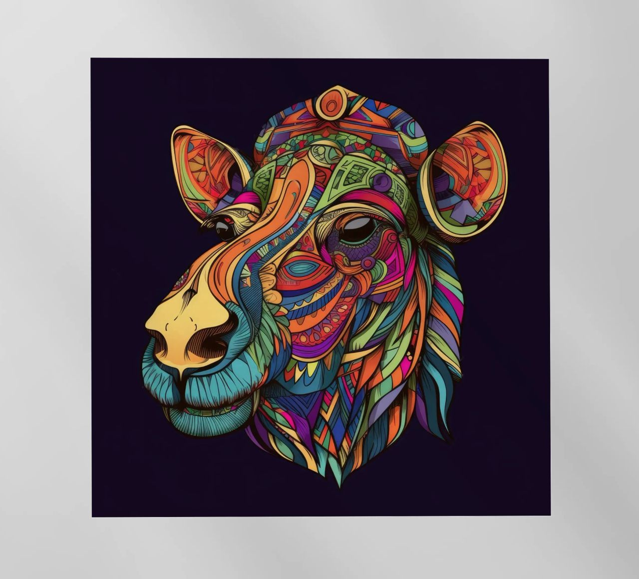 Tatoo Camel pellicola backlit da Animal Portraits