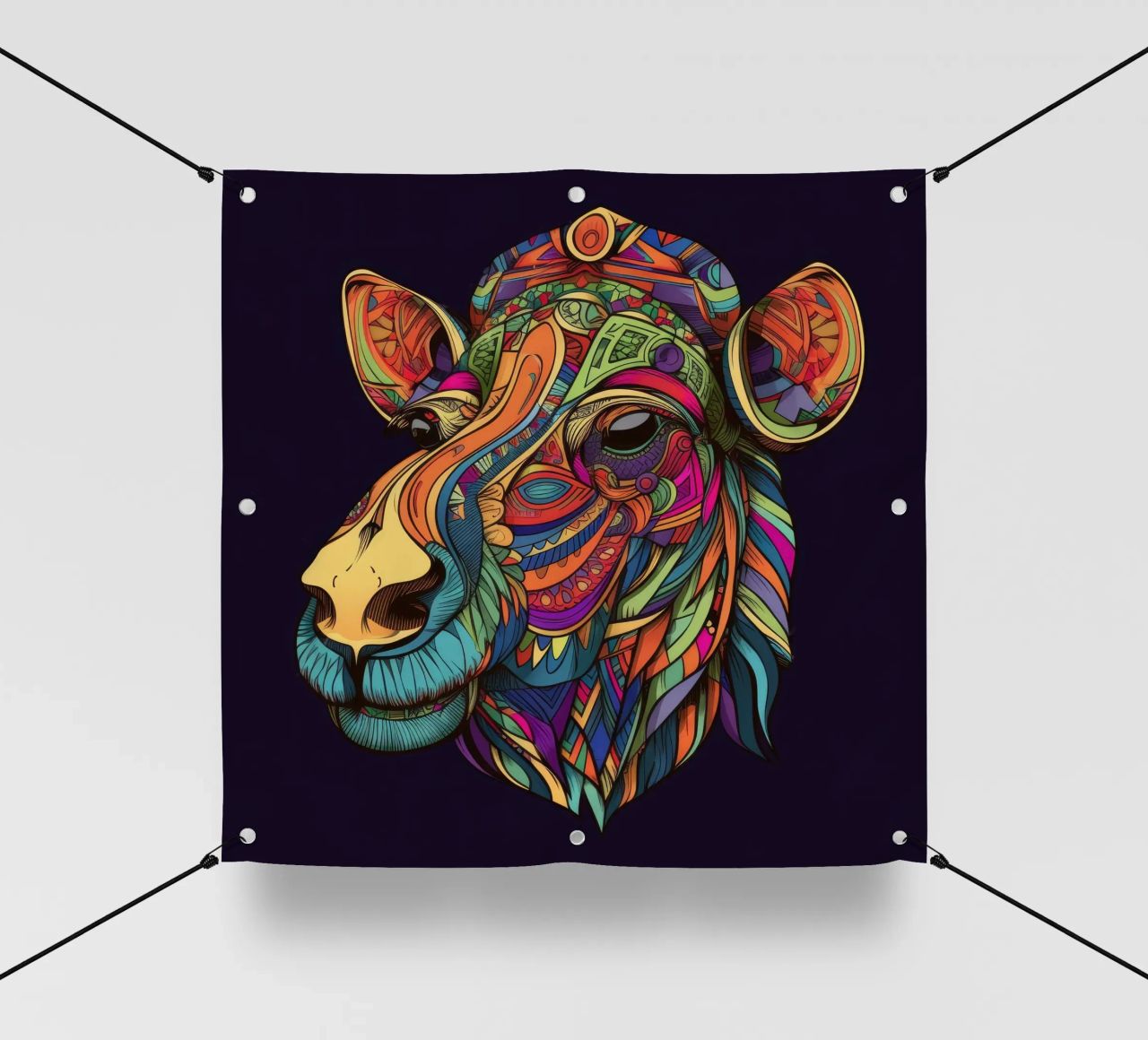 Tatoo Camel telo in pvc da Animal Portraits