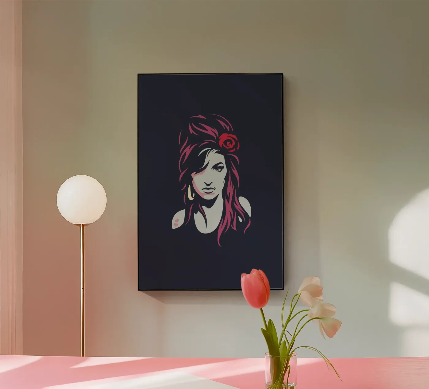 Amy Winehouse plexiglass da Bruno Morphet