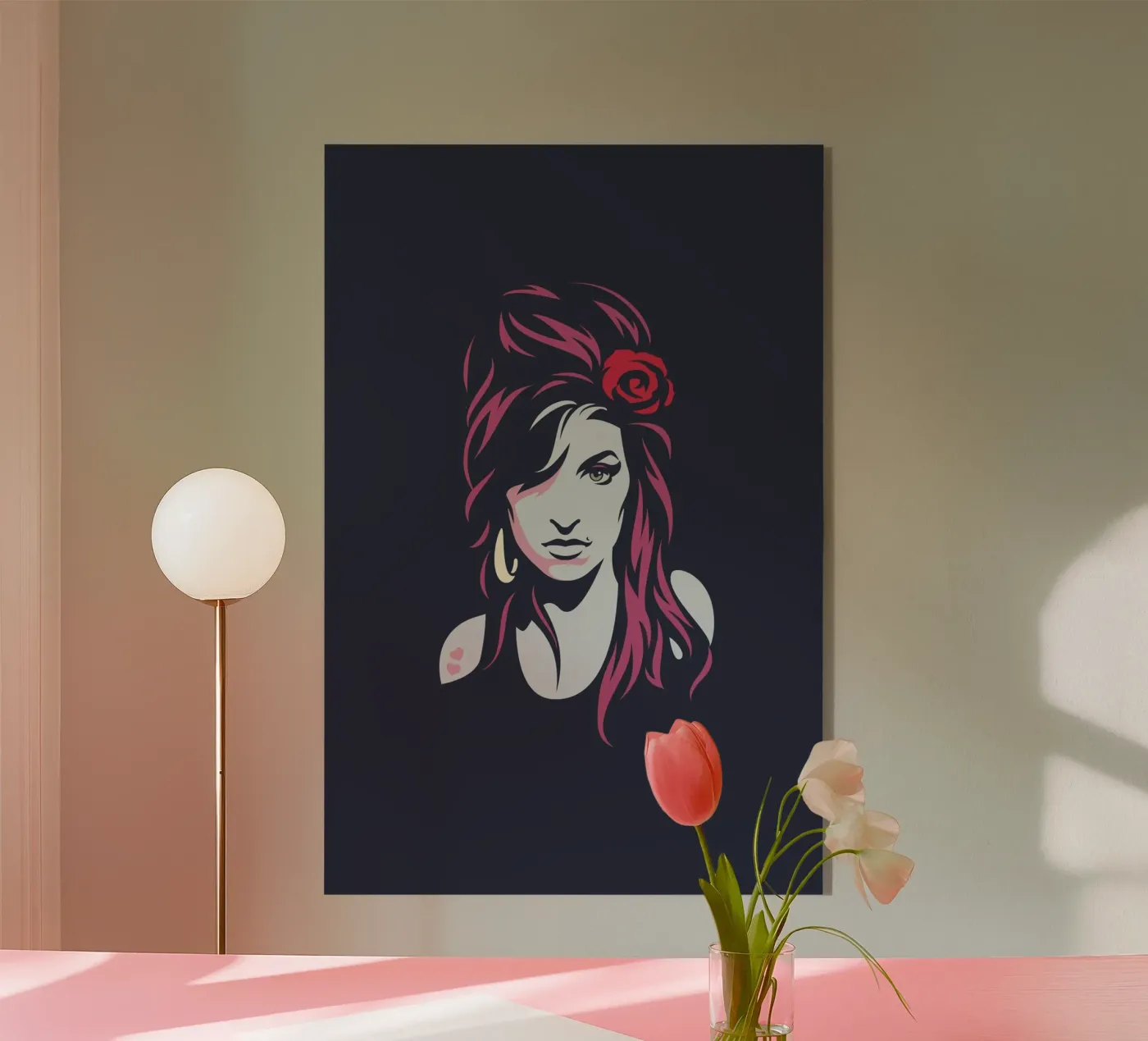 Amy Winehouse plexiglass da Bruno Morphet