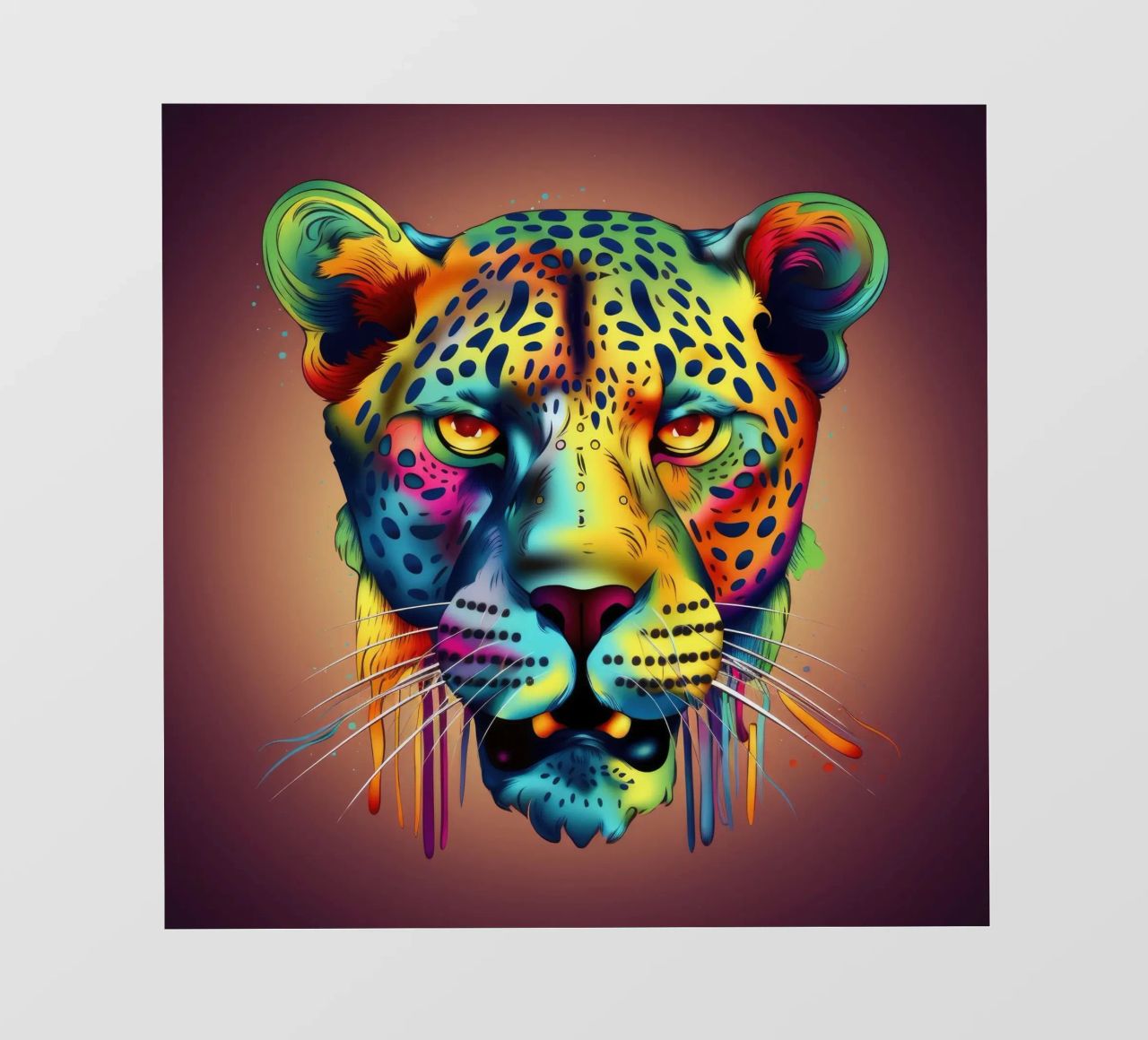 Tatoo Ghepardo pellicola backlit da Animal Portraits