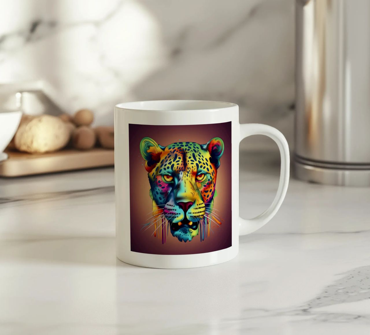 Tatoo Ghepardo tazza in ceramica da Animal Portraits