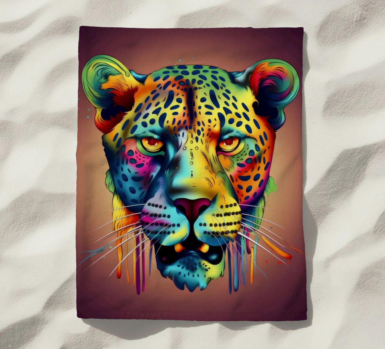 Tatoo Ghepardo telo mare da Animal Portraits