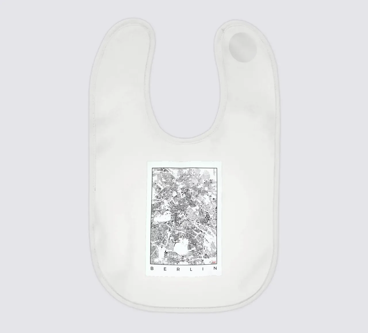 Berlin Map Schwarzplan Babylätzchen von Hubert Roguski