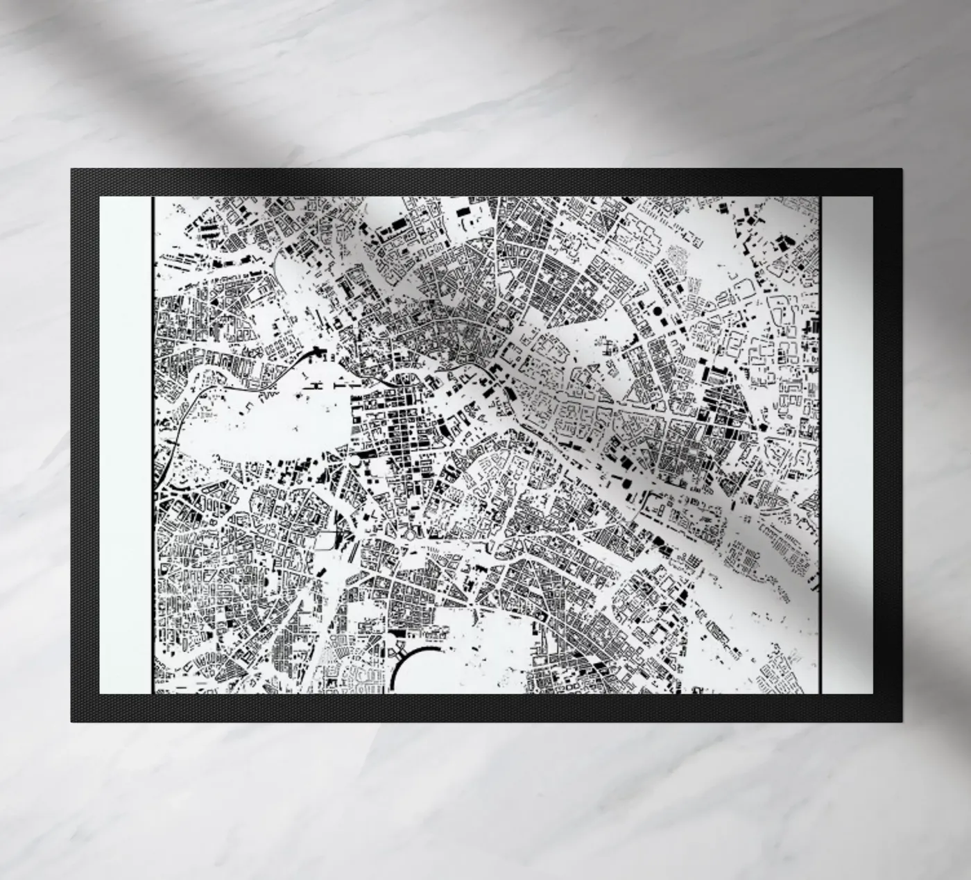 Berlin Map Schwarzplan zerbino da Hubert Roguski