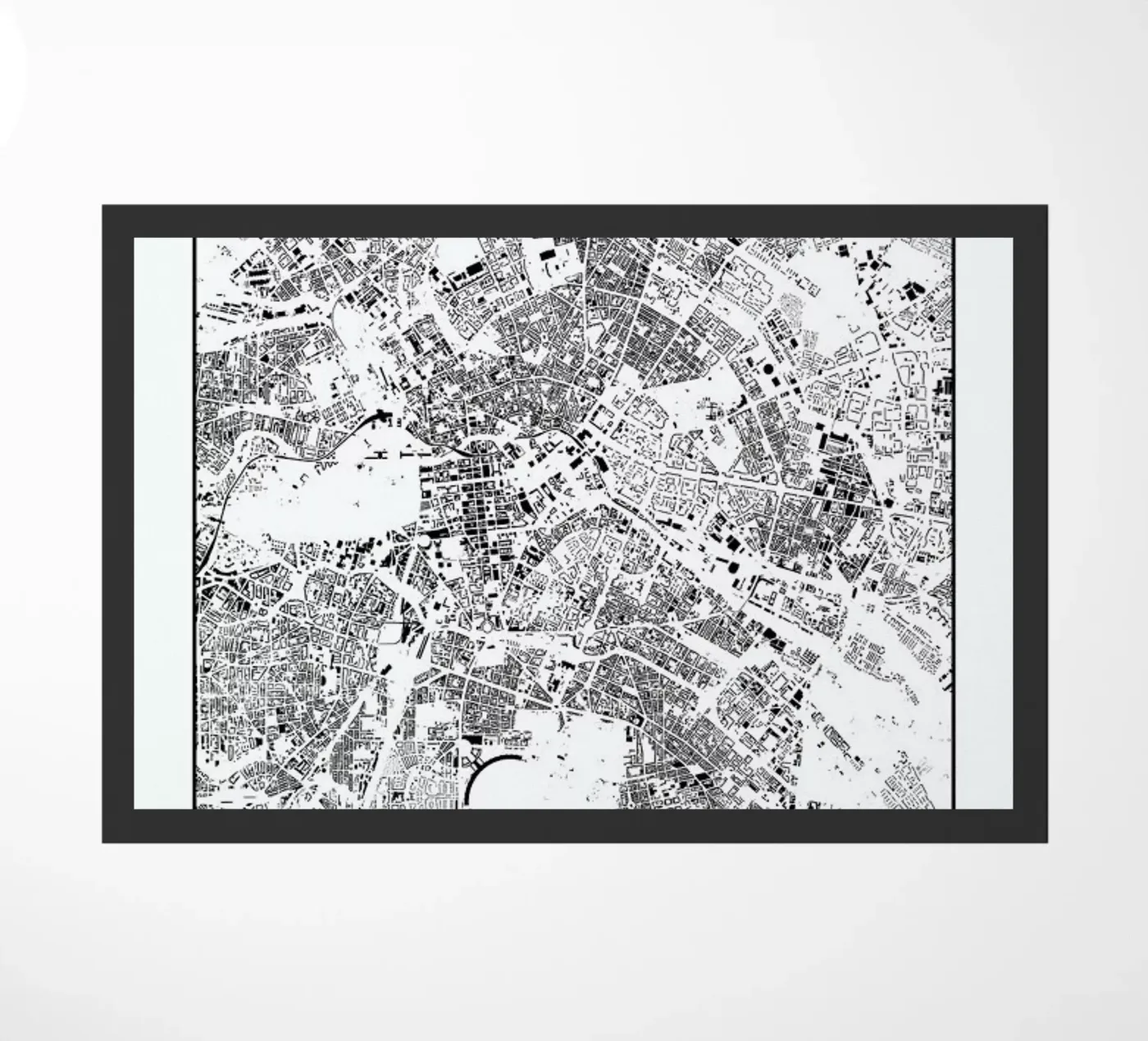 Berlin Map Schwarzplan zerbino da Hubert Roguski