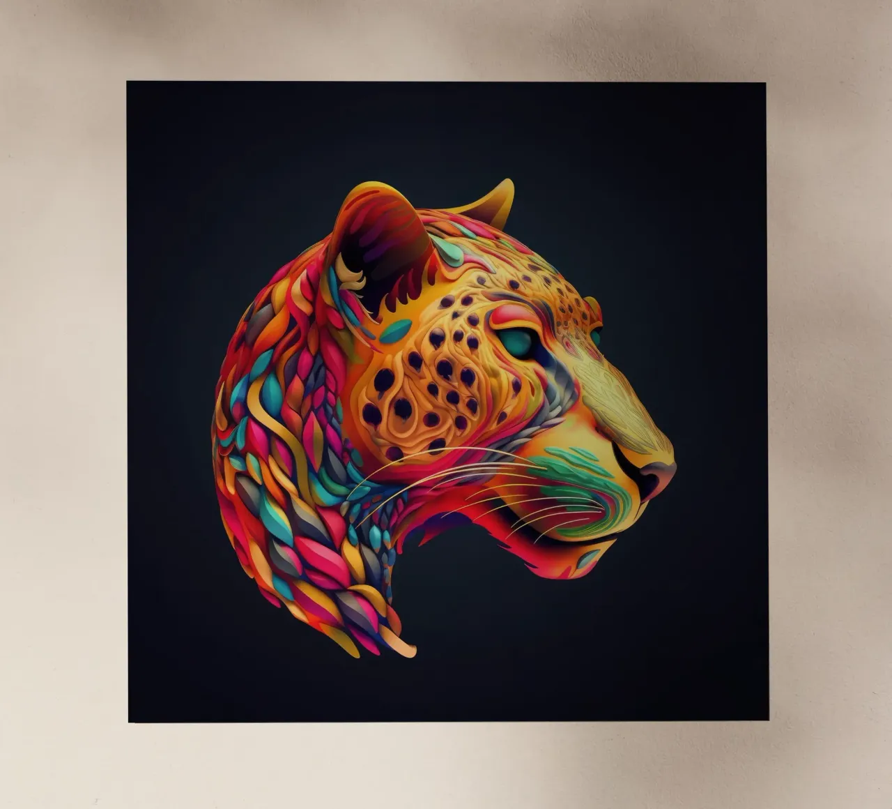 Tatoo Ghepardo pellicola backlit da Animal Portraits